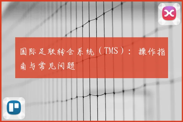 国际足联转会系统(TMS):操作指南与常见问题